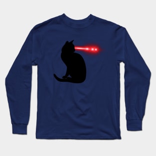Laser Black Cat Long Sleeve T-Shirt